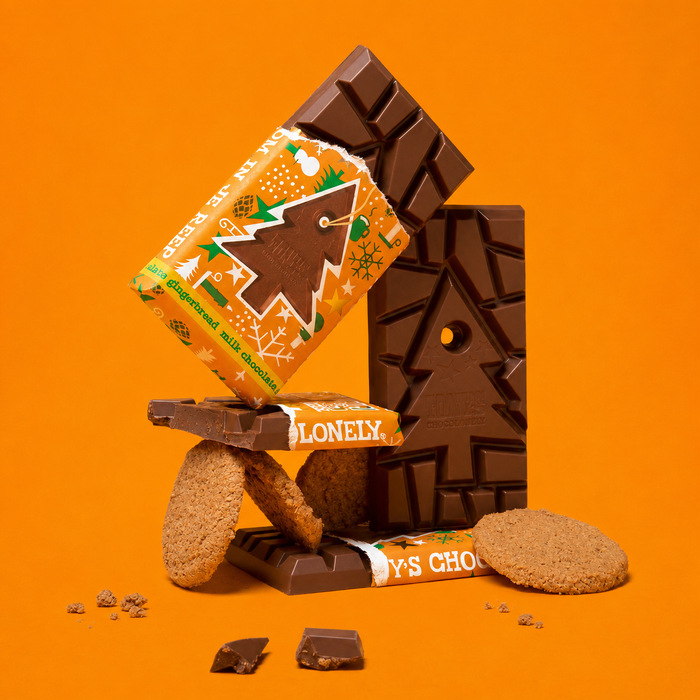 Gingerbread World European Christmas Market - Tonys Chocolonely Milk Chocolate Gingerbread Bar 180 g 