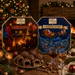 Trumpf Edle Tropfen Premium Liqueur Chocolate Advent Calendar with 24 German liqueur-filled chocolates in two holiday designs | Gingerbread World European Christmas