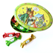 Gingerbread World European Easter Market - Confiserie Heidel Decorative Gift Tin - Oval filled with pralines