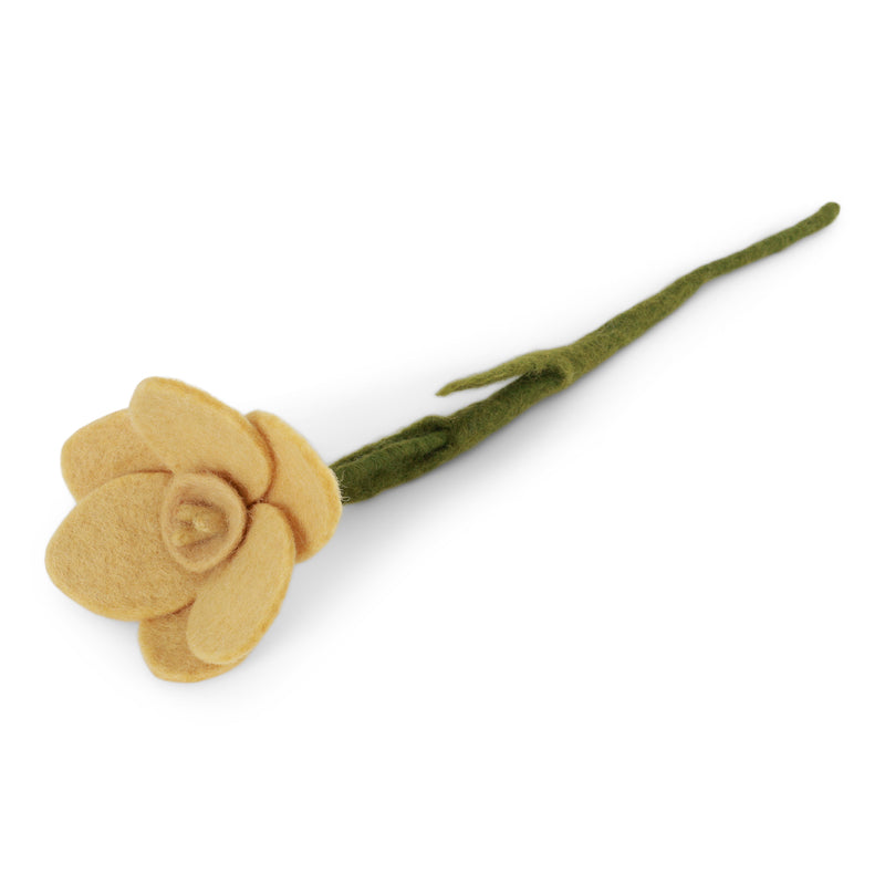 Gingerbread World European Market - En Gry and Sif Felted Florals - Daffodil 30 cm 16815