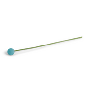 Gingerbread World European Market - En Gry and Sif Felted Wool Forever Flowers - Dot Flower 2 cm - Light Blue 16929 – stem