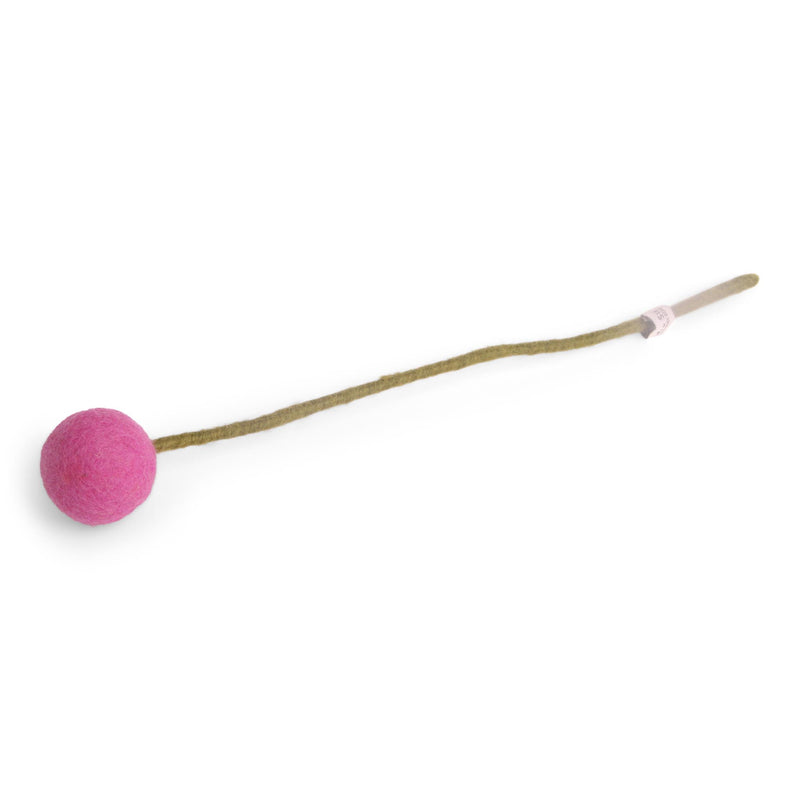 Gry & Sif Felted Wool Florals - Dot Flower, 3 cm