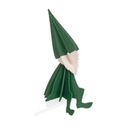 Gingerbread World European Market - Lovi Finland 3D Wooden Puzzle Figure - Elf Green