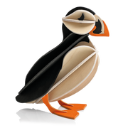 Gingerbread World European Market - Lovi Finland 3D Wooden Puzzle Figure - Puffin 20 cm black