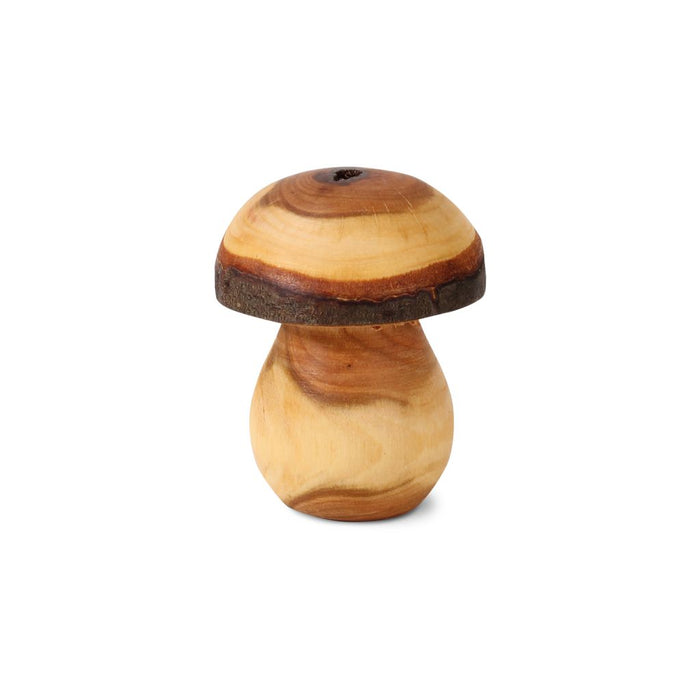Gingerbread World European Market - Waldfabrik Wood Folk Art - Hand turned Wooden Mushroom Figure - Size 0 - W5300