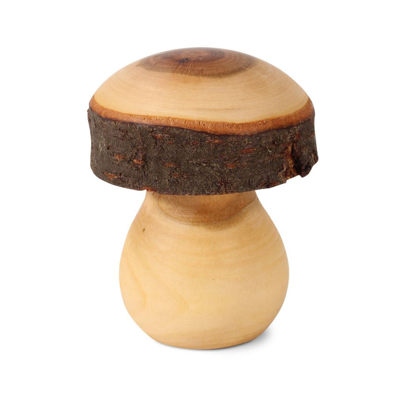 Gingerbread World European Market - Waldfabrik Wood Folk Art - Hand turned Wooden Mushroom Figure - Size 4 - W5304