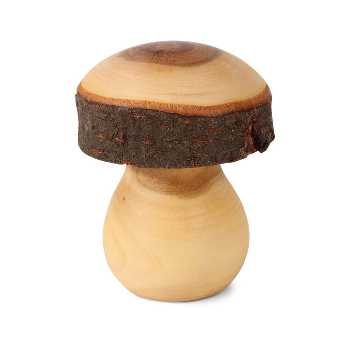Gingerbread World European Market - Waldfabrik Wood Folk Art - Hand turned Wooden Mushroom Figure - Size 4 - W5304