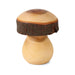 Gingerbread World European Market - Waldfabrik Wood Folk Art - Hand turned Wooden Mushroom Figure - Size 4 - W5304