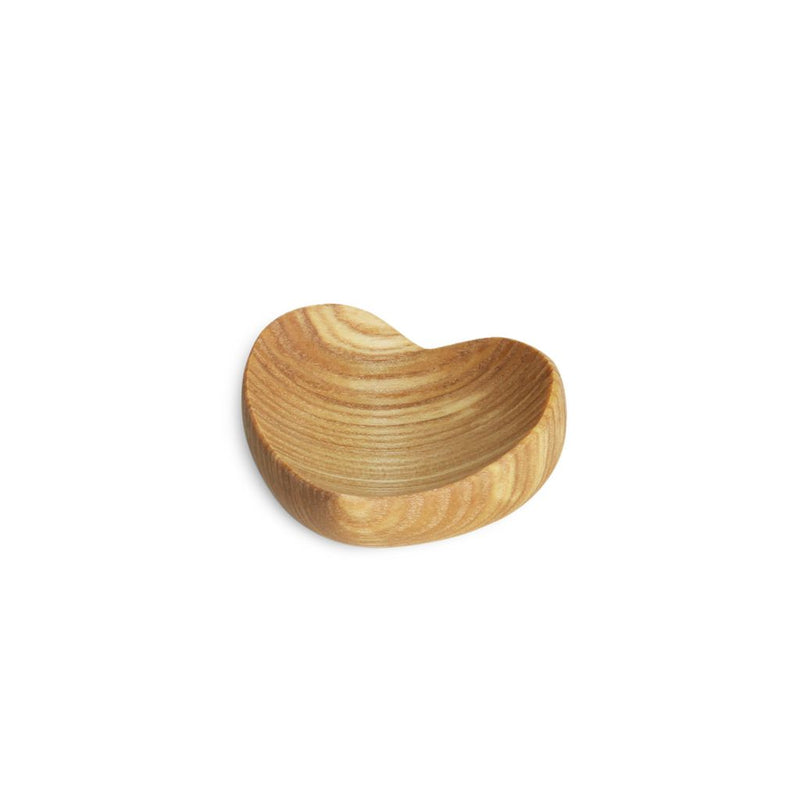 Gingerbread World European Market - Waldfabrik Wood Folk Art - Hardwood Heart-shaped Bowl - W5427