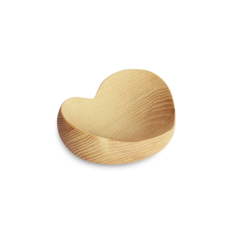 Gingerbread World European Market - Waldfabrik Wood Folk Art - Hardwood Heart-shaped Bowl - W5430