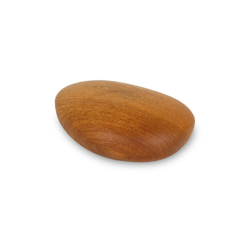 Gingerbread World European Market - Waldfabrik Wood Folk Art - Smooth Wooden Stone Ornament Small 4632