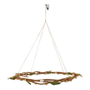 Gingerbread World European Market – En Gry and Sif Felted Wool Uniques – Willow Wreath for the Ceiling 16915