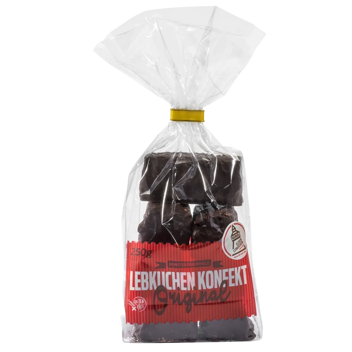 Gingerbread World German Christmas - Fraunholz Gluten Free Chocolate Lebkuchen Konfekt