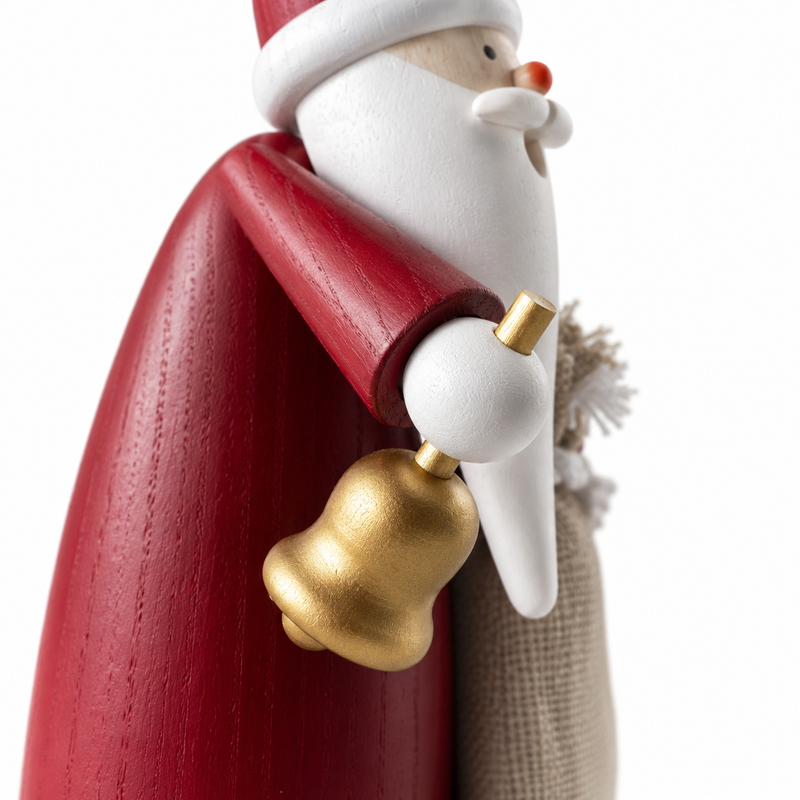 Gingerbread World German Christmas Market - Seiffener Volkskunst Smoker Rauchermann - Santa Claus 12315