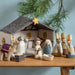 Gingerbread World Gry and Sif Denmark - Felted Wool Nativity Set with Stable and Figures 10024