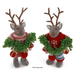Gingerbread World Gry and Sif Denmark - Felted Wool Reindeer Figures - Pair with Garland