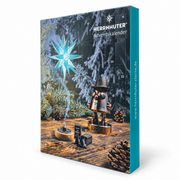 Gingerbread World Herrnhuter Sterne Canada - Herrnhuter Moravian Advent Star Advent Calendar 2026 - Limited Edition Turquoise and White