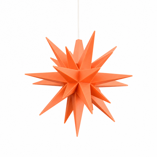 Gingerbread World Herrnhuter Sterne Canada - Herrnhuter Moravian Advent Star Lantern - 2026 Star of the year Apricot