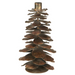 Gingerbread World IB Laursen Denmark – Metal Pine Cone Candle Holder, Antique Gold, 26 cm 57256-17