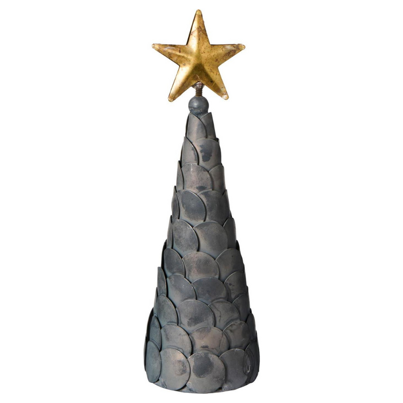 Gingerbread World IB Laursen Denmark – Metal Pine Tree Figure 23 cm 57313-18