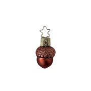 Gingerbread World Inge-Glas Blown Glass Ornaments - Miniature Acorn 10070S021-1