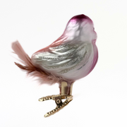 Gingerbread World Inge-Glas Canada - Blown Glass Ornament - Gentle Feathers Clip-on Bird 10081S024