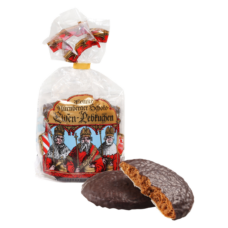 Gingerbread World Lebkuchen Schmidt Canada - Premium Elisen Lebkuchen Roll, Chocolate Glazed 61238
