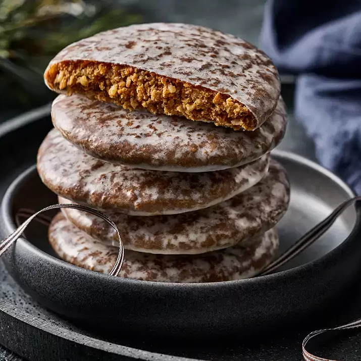 Gingerbread World Lebkuchen Schmidt - Premium Elisen with Sugar Glaze 61236