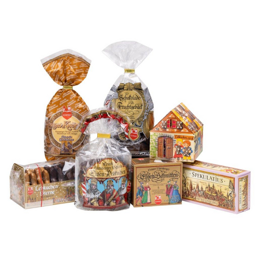 Gingerbread World Lebkuchen Schmidt Canada - Festive Gift Carton 50163 - pastries inside