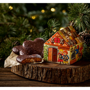 Gingerbread World Lebkuchen Schmidt Canada - Gingerbread House with Chocolate Lebkuchen Hearts 61436