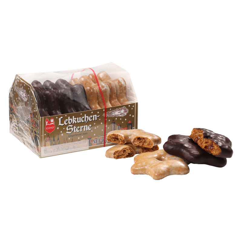 Gingerbread World Lebkuchen Schmidt Canada - Lebkuchen Stars Assorted 61452