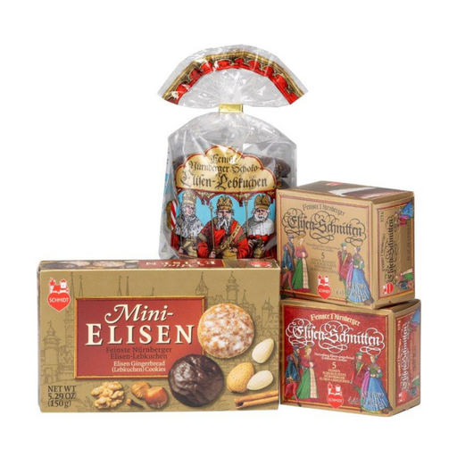 Gingerbread World Lebkuchen Schmidt Canada - Small Elisen Parcel 50212 - pastries inside