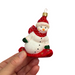 Gingerbread World Polish Blown Glass Ornament – Snowboarding Snowman 187506