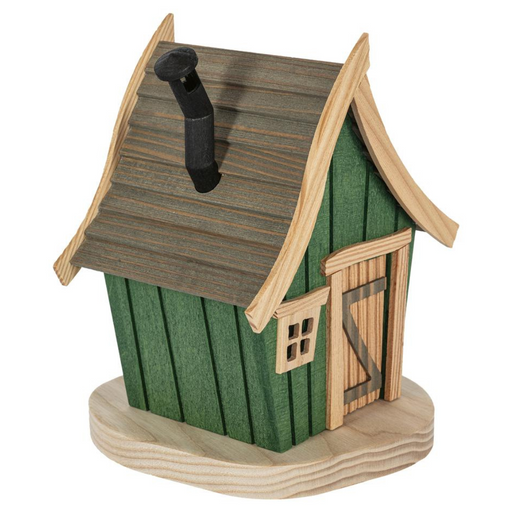 Gingerbread World Richard Glaesser German Folk Art - Smoker Cottage Green 2631