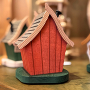 Gingerbread World Richard Glaesser German Folk Art - Smoker Cottage Red 2630