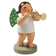Gingerbread World Wendt und Kuehn Canada - Gruenhainichen Angel - Angel with Trumpet 650-36