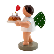 Gingerbread World Wendt and Kuehn Canada - Angel with Cake and Heart WK650-154
