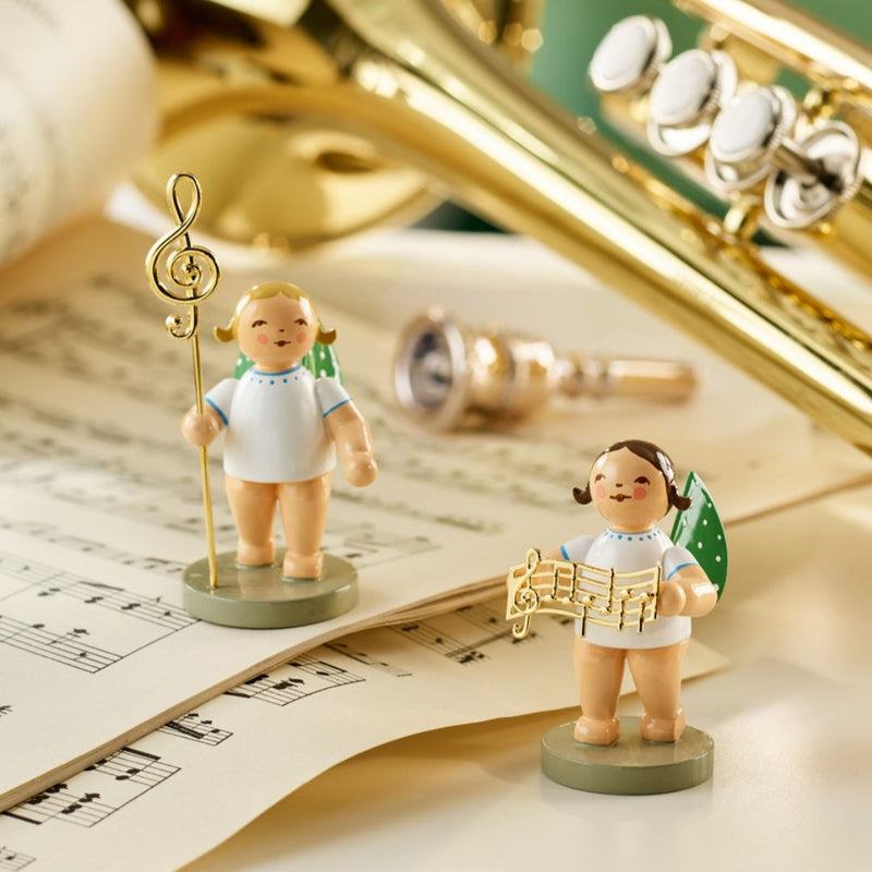 Gingerbread World Wendt und Kuehn Canada - Wendt & Kühn Gruenhainichen Angel – Gold Edition No 16 Composer with Music Stave 650-129