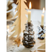 IB Laursen Pine Cone Candle Holder – 1.3 cm Taper Candles, Set of 6