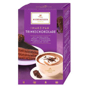 Niederegger Lübeck Marzipan Hot Chocolate with 10 individual sachets of German marzipan-flavoured drinking chocolate.