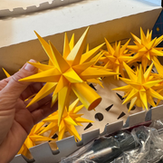 Gingerbread World Euopean Christmas Market - Herrnhuter Stars Canada - Star Chain Yellow