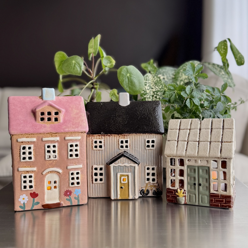 IB Laursen Ceramic Tealight House, Orangerie Conservatory Cottage