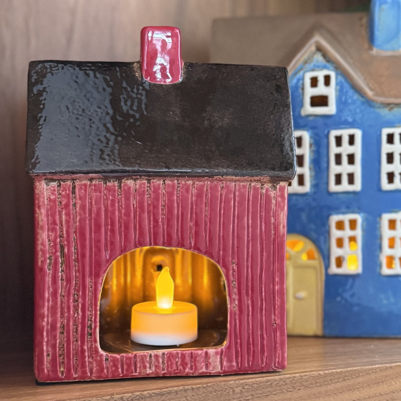 IB Laursen Ceramic Tealight House, Visby Schoolhouse