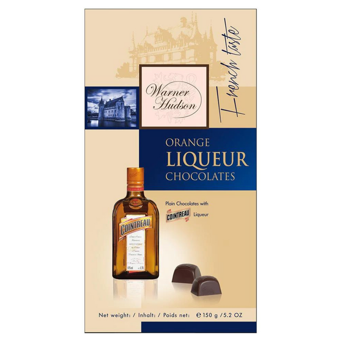 Warner Hudson Cointreau liqueur-filled Dark Chocolates