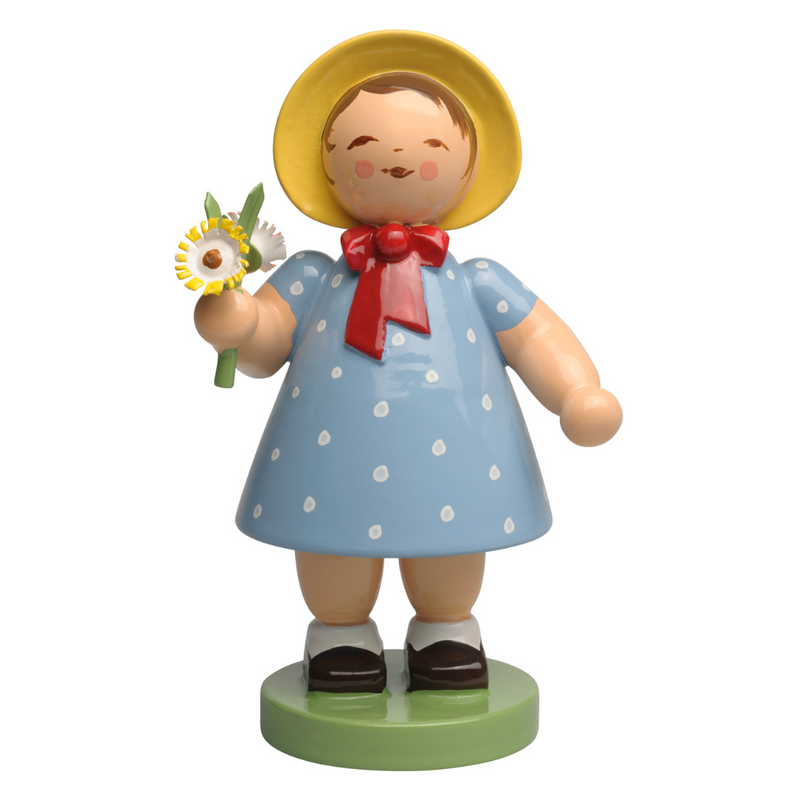 Wendt and Kuehn Blumenkinder and Friends - Girl with Bunch of Flowers 5231-1
