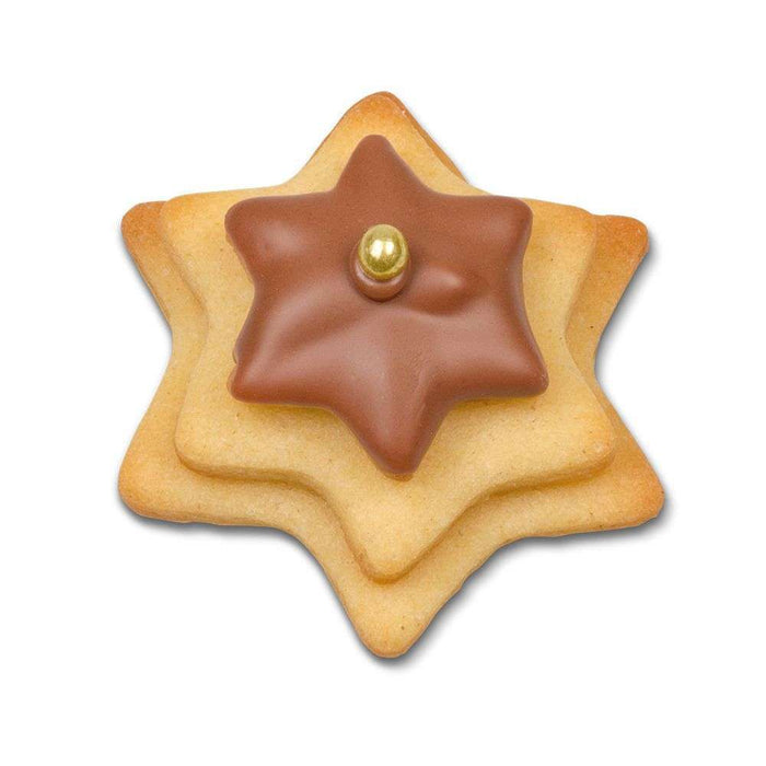 Gingerbread World European Market - Staedter Cookie Cutters - Star Shaped Stainless Steel Cookie Cutters Set of 3