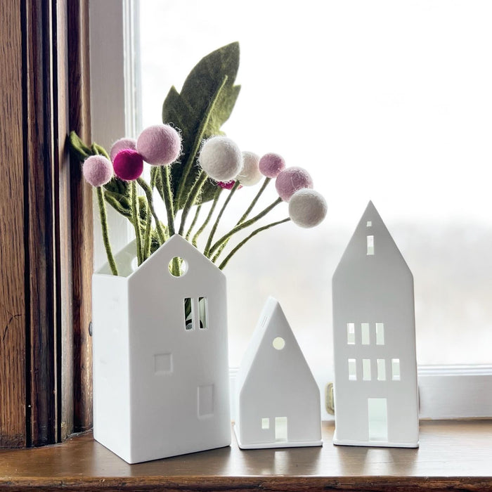 Räder Design Porcelain House - Vase with Windows, Medium