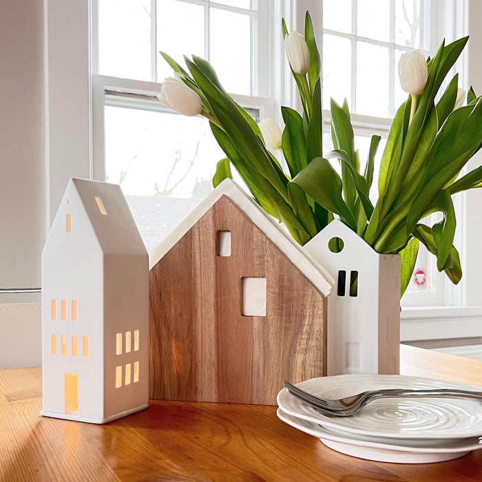Räder Design Porcelain House - Tealight House with Large Windows
