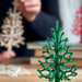 Gingerbread World European Market - Lovi Finland "Spruce Tree" 3D Puzzle, 14 cm, Dark Green