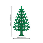 Gingerbread World European Market - Lovi Finland "Spruce Tree" 3D Puzzle, 14 cm, Dark Green